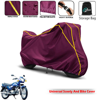 AUTOBIRSA Two Wheeler Cover for TVS(Centra, Maroon)