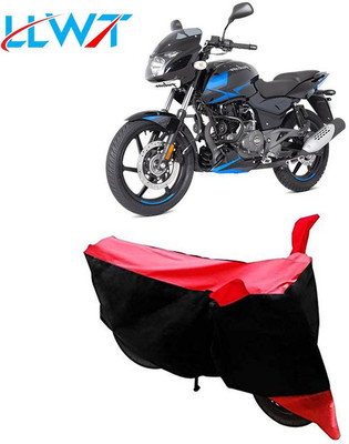 KPIND Waterproof Two Wheeler Cover for Bajaj(Pulsar 150, Black, Red)