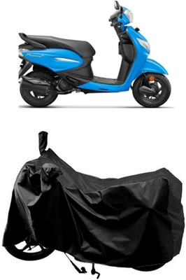 MMSSTAR Waterproof Two Wheeler Cover for Hero(Pleasure Plus, Black)