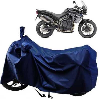 MMSSTAR Waterproof Two Wheeler Cover for Triumph(Tiger 800 XR, Blue)