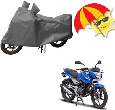 MMSSTAR Waterproof Two Wheeler Cover for Bajaj(XCD 125cc, Grey)