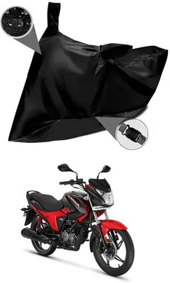 AASHTIK MART Two Wheeler Cover for Hero(Glamour FI, Black)