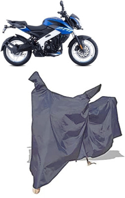 Amexride Two Wheeler Cover for Bajaj(Pulsar 200 NS DTS-i, Grey)