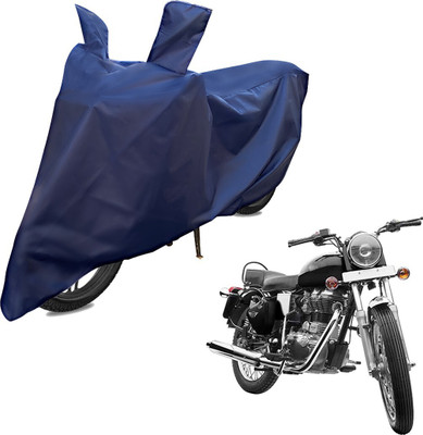 RiderShine Two Wheeler Cover for Royal Enfield(Electra 4S, Blue)