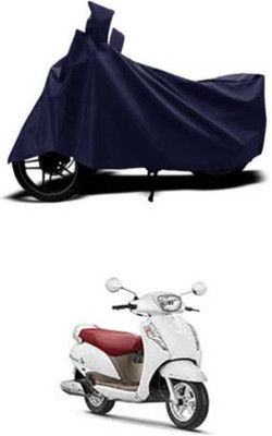 RAAMKM Two Wheeler Cover for TVS(NTORQ, Blue)