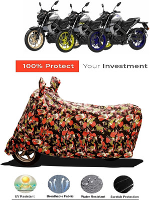 Amexride Two Wheeler Cover for Yamaha(MT-15 BS6, Multicolor)