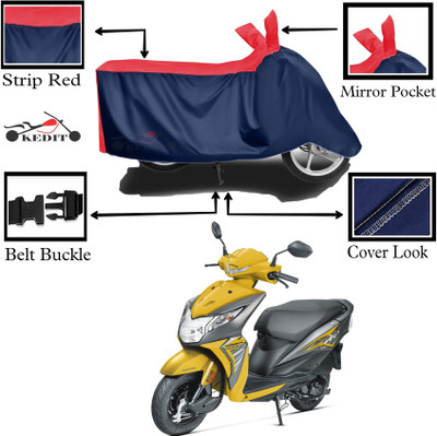 KEDIT Two Wheeler Cover for Universal For Bike(Dio, Red, Blue)