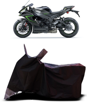OliverX Waterproof Two Wheeler Cover for Kawasaki(Ninja ZX-14R, Grey)