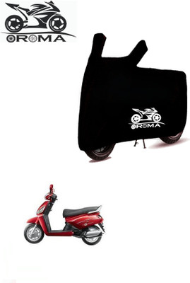 AutoRash Waterproof Two Wheeler Cover for Mahindra(Gusto 125 BS6, Black)