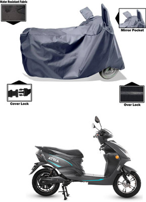 PAGORA Waterproof Two Wheeler Cover for Hero(Electric Atria, Grey)