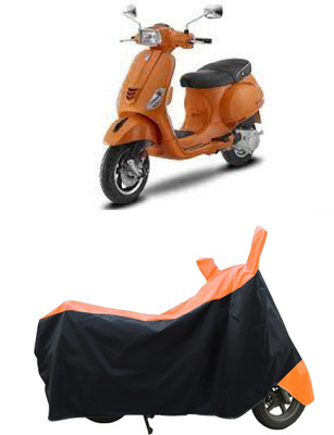 Coxtor Waterproof Two Wheeler Cover for Piaggio(Vespa SXL, Orange)