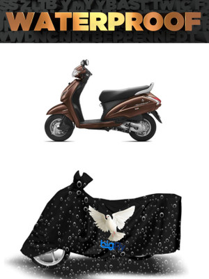 BigFly Waterproof Two Wheeler Cover for Honda(Activa 3G, Black)