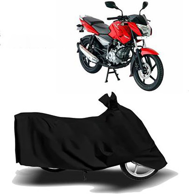 Mdstar Waterproof Two Wheeler Cover for Bajaj(Pulsar 135 LS DTS-i, Black)