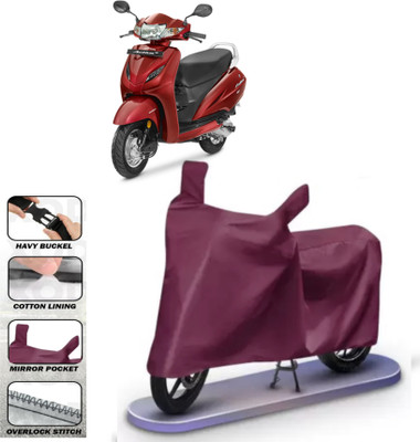 WMIZEXA Waterproof Two Wheeler Cover for Honda(Maroon)