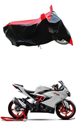 DeepShakshi AUTOMOTIVE Waterproof Two Wheeler Cover for TVS(Apache RTR 310, Red)