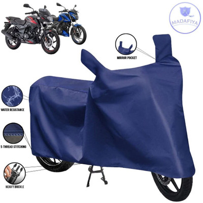 MADAFIYA Waterproof Two Wheeler Cover for Bajaj(Pulsar, Blue)