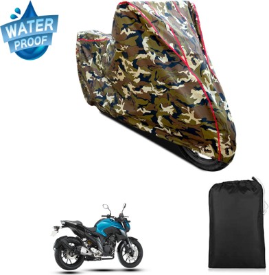 PAGORA Waterproof Two Wheeler Cover for Yamaha(FZ 25 BS6, Yellow)