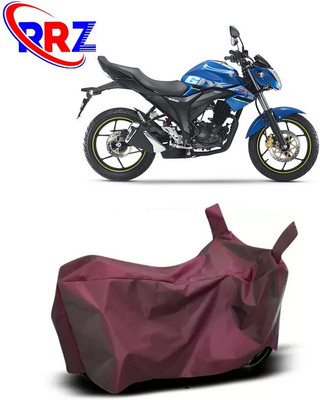 RRZ Waterproof Two Wheeler Cover for Suzuki(Gixxer 250, Maroon)