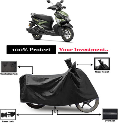 Amexride Two Wheeler Cover for Yamaha(RayZR 125, Black)