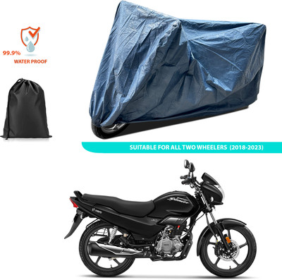 PAGORA Waterproof Two Wheeler Cover for Hero(Super Splendor, Blue)