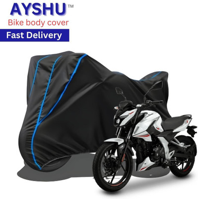 AYSHU Waterproof Two Wheeler Cover for Bajaj(Pulsar 150, Black, Red)