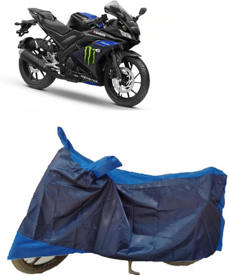 Autoprime Two Wheeler Cover for Yamaha(YZF R15 V3 Moto GP Edition, Multicolor)