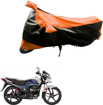 MWBB Waterproof Two Wheeler Cover for Hero(Splendor NXG, Black, Orange)