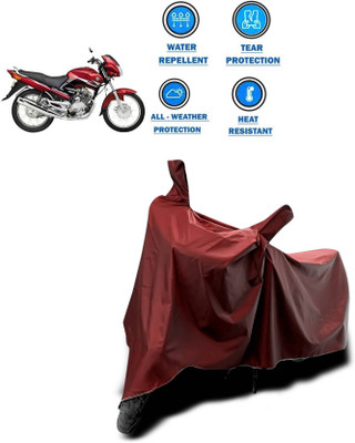 KEDIT Two Wheeler Cover for Yamaha(Gladiator RS, Maroon)