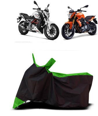 VESMEI Two Wheeler Cover for Benelli(TNT 300, Green)