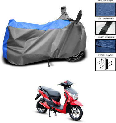 DeepShakshi AUTOMOTIVE Two Wheeler Cover for Hero(Dash, Grey, Blue)