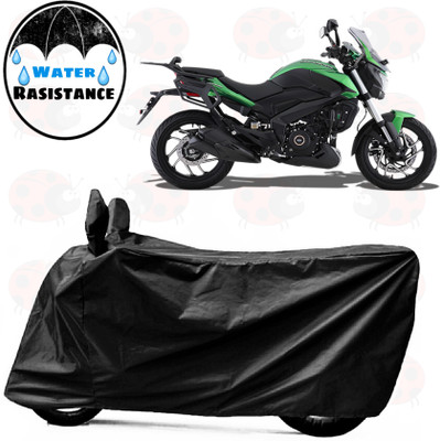 sowelar Waterproof Two Wheeler Cover for Bajaj(Dominar 250, Black)