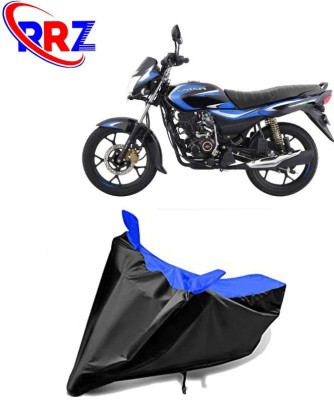 RRZ Waterproof Two Wheeler Cover for Bajaj(Platina 110, Black, Blue)