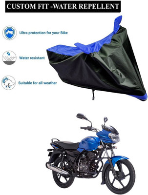 CODOKI Waterproof Two Wheeler Cover for Bajaj(Discover 100 DTS-i, Blue)