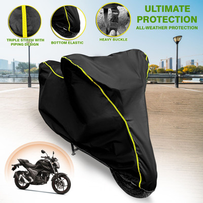 AUTOBIRSA Waterproof Two Wheeler Cover for Royal Enfield(Thunderbird 500, Black)