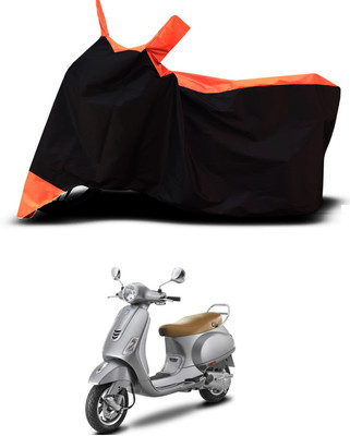 VESMEI Two Wheeler Cover for Vespa(Vespa VXL 150, Orange)