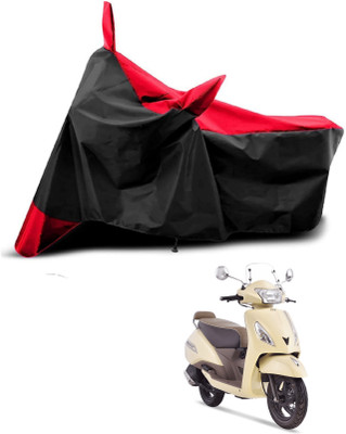 AASHTIK MART Two Wheeler Cover for TVS(Jupiter classic, Red, Black)