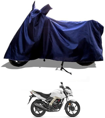 AASHTIK MART Two Wheeler Cover for Honda(Unicorn, Blue)