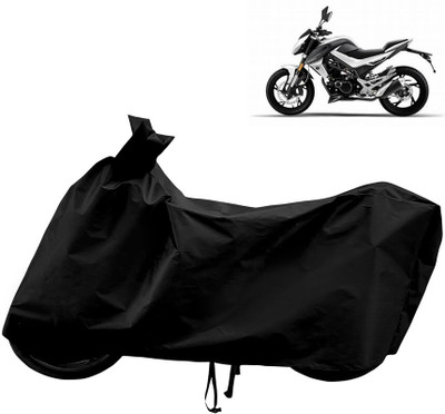 Horseyaart Waterproof Two Wheeler Cover for CFMoto(150NK, Black)