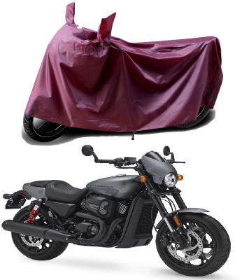 THE REAL ARV Waterproof Two Wheeler Cover for Triumph(Street Rod, Maroon)