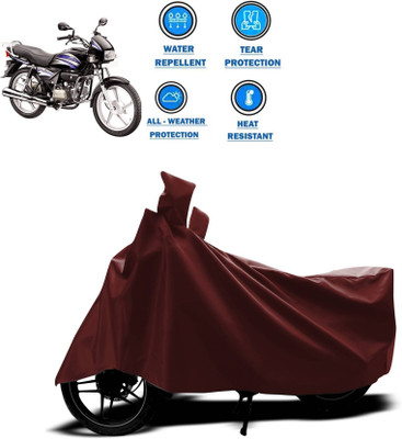 KEDIT Two Wheeler Cover for Hero(Splendor PRO, Maroon)