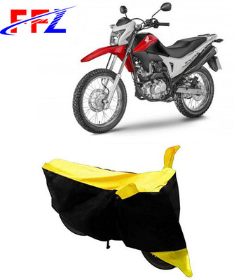 FFZ Waterproof Two Wheeler Cover for Honda(NXR 160, Black, Yellow)
