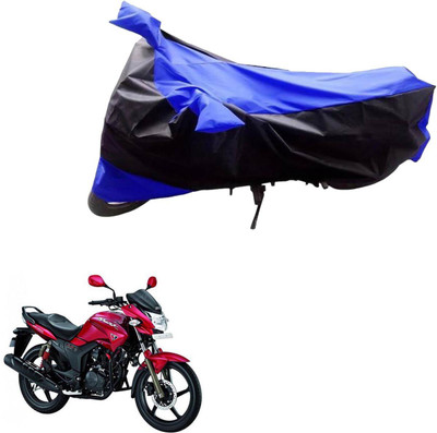 Mdstar Waterproof Two Wheeler Cover for Hero(Hunk, Black, Blue)