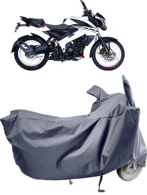 Amexride Two Wheeler Cover for Bajaj(Pulsar NS 200, Grey)