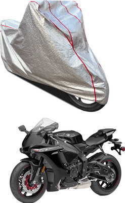 PAGORA Waterproof Two Wheeler Cover for Yamaha(YZF R1M BS6, Silver)