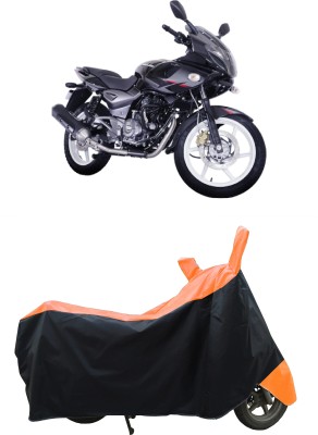 Coxtor Waterproof Two Wheeler Cover for Bajaj(Pulsar 220 DTS-i, Orange)