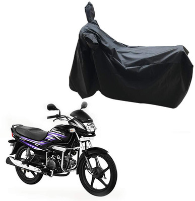 KEDIT Two Wheeler Cover for Hero(Splendor, Black)