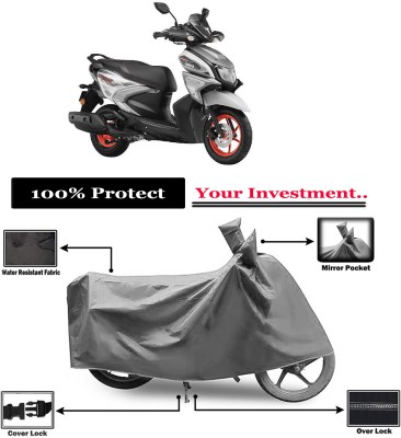 Amexride Two Wheeler Cover for Yamaha(Ray-ZR 125FI, Grey)