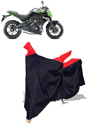 Amexride Two Wheeler Cover for Kawasaki(ER 6N, Black)