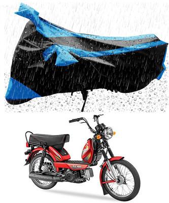ENTIRELY ELITE Two Wheeler Cover for TVS(Heavy Duty, Blue, Black)