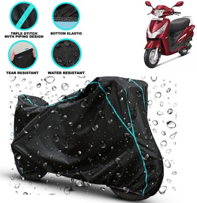 kerwa Waterproof Two Wheeler Cover for Hero(Destini 125, Black)